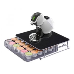 36 Café Porte-Capsules Tiroir Support Contenir Capsule Nespresso Présentoir Noir