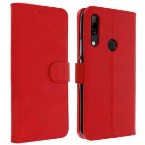 Housse - AVIZAR - Huawei P Smart Z/Y9 Prime 2019 - Étui Porte-carte - Coque Souple - Rouge