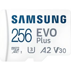 Samsung Carte M&eacute;moire Micro SD Evo Plus (2021) 256 Go Micro SDXC A2 V30