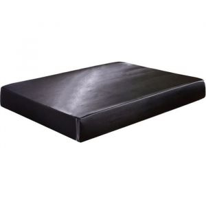 Drap-housse en Satin Soie Lit Couvre Luxe Super Doux 7 Couleurs Et 8 Tailles 138x190x30cm Noir