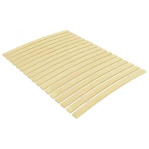 Sommier à lattes - SALALIS - DP31851 - 90x200 cm - Bois de peuplier massif - Pliable