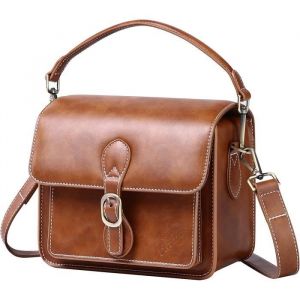 Appareil Photo Sac à bandoulière Sacoche pour Appareil Photo Compact étanche Rétro Compatible avec Canon Nikon Sony SLR DSLR