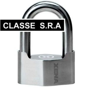 XENA - Antivol U 69mm Acier Inoxydable - Classe SRA - Antivol Moto Scooter Résistant et Fiable - Sécurité Maximale
