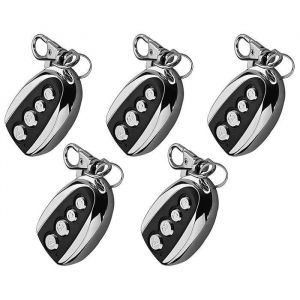T&eacute;l&eacute;commande Universel lot 5 Clonage Portail Electrique Garage Ouvre-Porte Fob 433.92MHz Remplacement Porte Cl&eacute;