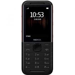 Téléphone mobile Nokia 5310 au design emblématique en noir / rouge avec détails rouges écran LCD QVGA 24  320 x 240 pixels GSM