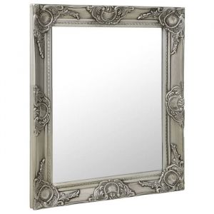 vidaXL Miroir mural style baroque 50x60 cm Argenté 320318