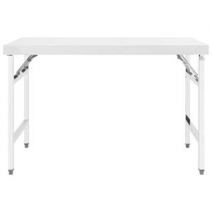SALE 2025Table Plan de Travail - pliable de cuisine 120x60x80 cm Inox chill799471