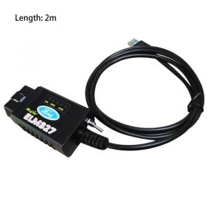 Scanner de diagnostic USB modifié ELM327 MS-CAN HS-CAN Forscan OBD2 pour Ford noir