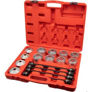 28 Pièces Kit Arrache de Roulement de Roues Extracteur Outil de Roulements Coffret Montage et Démontage Silent Bloc