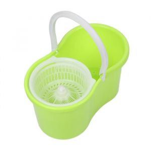 Balai Serpill&egrave;re Vapeur Mop 360&deg; avec Seau Bac Rotatif Vert