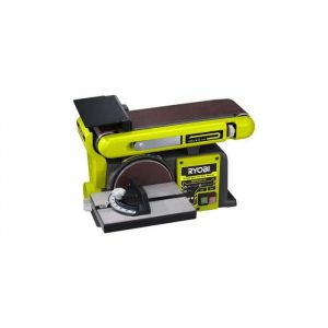 RYOBI - Ponceuse stationnaire &agrave; bande & disque 370 W - moteur induction + bande pon&ccedil;age disque pon&ccedil;age support & guide - RBDS4601G