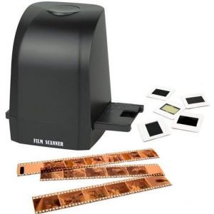 Scanner de film QUMOX - Convertit les négatifs et diapositives 35mm en JPEG - 8MP - Compatible Windows et Mac