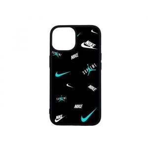 Coque iPhone 15 -  Nike  - bleu multi - Coque T&eacute;l&eacute;phone - Bumper