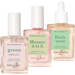 Coffret Cadeau Femme Manucurist Rescue Kit - Soins Ongles Ab&icirc;m&eacute;s