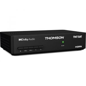 THOMSON THS 806 - D&eacute;codeur satellite TNTSAT HD + Carte TNTSAT (Astra 19&deg;2) Noir