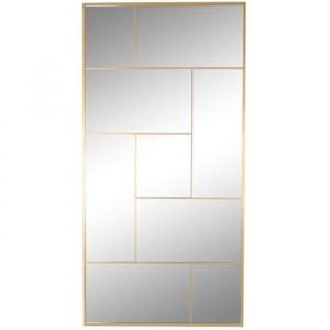 Miroir mural - HOME ESPRIT - Rectangulaire - 90 x 180 cm - Multicolore - Design contemporain