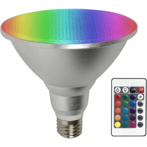 Par38 Ampoule Led Couleur Changement Dimmable 30W E27 T&eacute;l&eacute;commande + RGB CouleursLampe &eacute;tanche int&eacute;rieureext&eacute;rieure