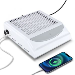 100W Aspirateur ManucureAspirateur de Table Ongle Avec Filtre pour Nail Art ou SalonAspirateur de poussière amélioré