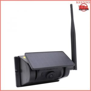 Cam&eacute;ra de recul solaire sans fil WiFi magn&eacute;tique Vision nocturne anti rayures cam&eacute;ra de recul HD 1080P pour voiture camion RV