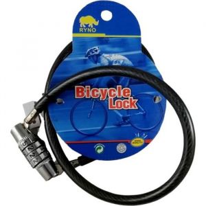 C&acirc;ble Antivol Code Cadenas Combinaison 4 Chiffres Poussette V&eacute;lo VTT Moto 63cm