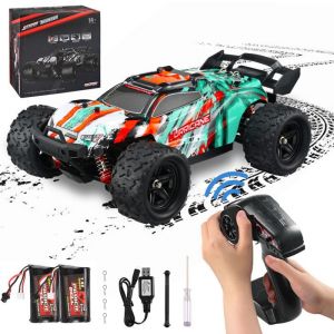 TTLIFE Voiture Télécommandée1:18 Voiture Telecommandé Tout TerrainRC Voiture RC Buggy Car4WD RC Monster Truck avec 2 Batterie