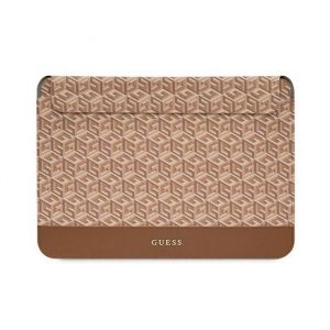 Coque pour ordinateur portable - housse pour ordinateur portable Guess GUCS16HGCFSEW Manchon &agrave; rayures Marron 16