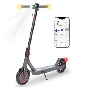 YEE GOO - Trottinette électrique Pliable - Roues 8.5- Moteur 350W- 25km/h - Batterie 10.4Ah-Autonomie 20-30km-Clignotants  LED