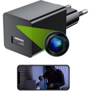 Camera Espion 1080P HD Mini Cam&eacute;ra de Surveillance WiFi Interieur sans Fil Enregistrementavec Micro Camera Espion Enregistreur