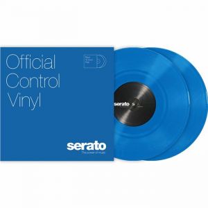Feutrine dj - platine vinyle Serato - 500096 - Vinyle Control 254 cm - Couleurs standard - Bleu (paire)