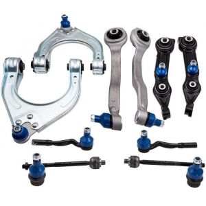12pcs Kit de Bras de Suspension de R&eacute;paration pour Mercedes-Benz CLS C219 Classe E W211 Bras de Contr&ocirc;le