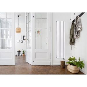 Radiateur électrique - Deltacalor - RAMADA - 2000W - Vertical - Inertie fluide - Blanc