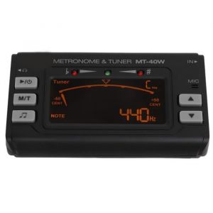 SURENHAP accordeur LCD Accordeur de métronome Instrument LCD électrique 3 modes de instruments accordeur Musique à vent MT-40W