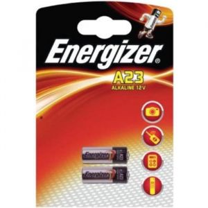 pile alcaline energizer 23a ag23 e23 e23a gp23a k23a l1028 lrv08 mn21 p23ga r23a v23a v23ga vr22. 12 v 2-blister