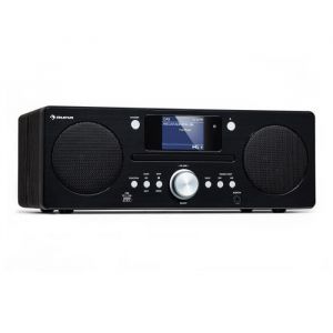 Radio Connectée Internet WiFi - auna - Bluetooth Radio DAB+ UKW - Stereo Radio Internet et Lecteur CD - avec Telecommande - noir
