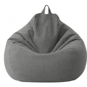 AMOUNE Housse de pouf sans remplissage80x90cm - Sans Remplissage Pouf dint&eacute;rieur/ext&eacute;rieur pour adultes Enfants