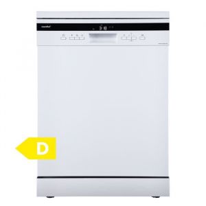 Comfee Lave-vaisselle pose libre FD1435E-W L60cm 44db avec 14 couverts 8 programmes Affichage LED Blanc-Énergétique D
