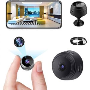 Caméra despion1080P HD Wifi Mini Caméra Cachée Sans Fil Caméra Caméra Caméra avec détecteur de mouvement et vision nocturne