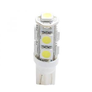 Planet Line PL058W Ampoules LED T10 W5W 9LED Smd5050 12 V Blanc Set de 2