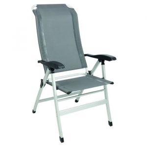 Fauteuil - MIDLAND - Confort Maxi - Aluminium - Gris anthracite - Léger 5kg