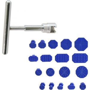 Ventouse Carrosserie D&eacute;bosselage Kit 18 Pi&egrave;ces Extracteur de Bosse avec Marteau en TDEBOUCHEUR - FURET - VENTOUSE Label