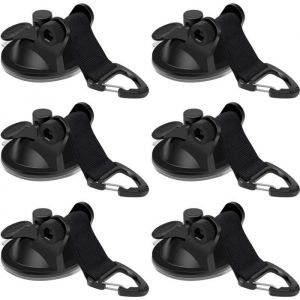 6 PièCes Ancre à Ventouse Ventouses dancrage Ancre à Ventouse Camping-Car pour Le Camping Les Camping-Cars Tente Auvent