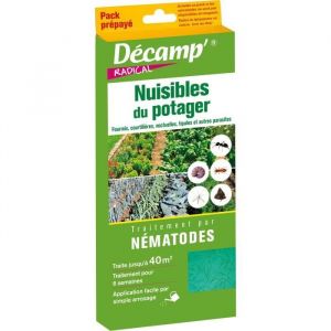 Traitement par Nématodes - DECAMP - Nuisibles du potager - Pour 6 semaines - Jusquà 40 m²