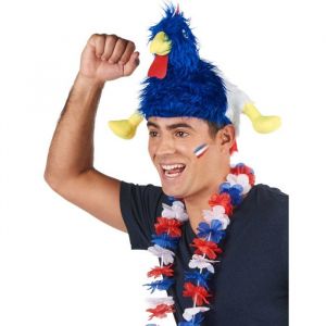Chapeau coq supporter France adulte