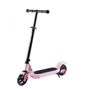 Trottinette électrique SIMATE S1 Moteur 110W Batterie lithium 24v2.5Ah Autonomie 8KM Vitesse 12KM/H Idéal pour les enfants Rose