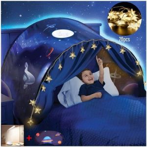 Dream Tents - Tente de Rêve Tente de Lit Tente Enfant Tente Pop Up Tente Escamotable Garçons Filles Cadeaux danniversaire Cadeaux