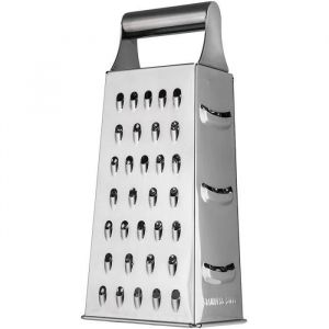 R&acirc;pe &agrave; 4 facesAcier InoxydableR&acirc;pe de Cuisine pour r&acirc;per fin et gros Bo&icirc;te &agrave; R&acirc;pe pour FruitsL&eacute;gumesCarottesFromage