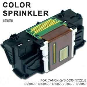 PRUMYA Tête dimpression dimprimante QY6-0090 Fit Canon PIXMA TS8020 TS9020 TS8040 TS8050 TS8070 TS8080 TS9050 TS9080 Couleur