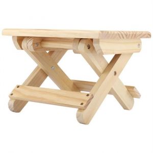 Petit tabouret carré en bois solide pliable résistant à leau résistant à lusure tabouret carré ergonomique porteur