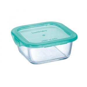 Bo&icirc;te de conservation - LUMINARC - KEEP N BOX - Verre tremp&eacute; - Couvercle sans BPA - 10x10x54 cm