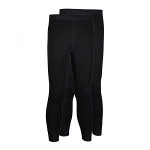 Sous-pantalon thermique - AVENTO - Enfant - Lot de 2 - Technologie Aventex - Couleur Noir